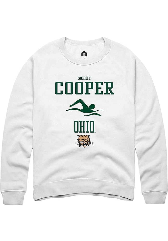 Sophie Cooper Rally Ohio Bobcats Mens NIL Sport Icon Long Sleeve Crew Sweatshirt