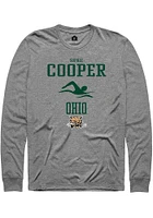 Sophie Cooper  Ohio Bobcats Graphite Rally NIL Sport Icon Long Sleeve T Shirt