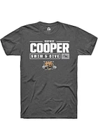 Sophie Cooper  Ohio Bobcats Dark Grey Rally NIL Stacked Box Short Sleeve T Shirt