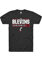 Ben Blevins Cincinnati Bearcats Rally NIL Stacked Box Short Sleeve T Shirt