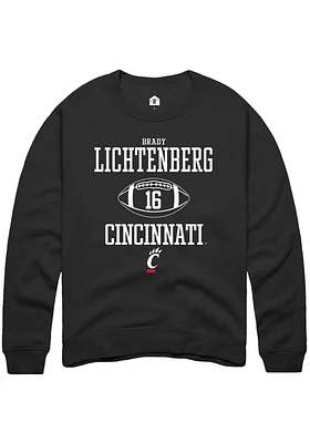 Brady Lichtenberg Rally Cincinnati Bearcats Mens NIL Sport Icon Long Sleeve Crew Sweatshi