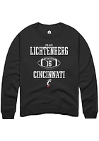 Brady Lichtenberg Rally Cincinnati Bearcats Mens NIL Sport Icon Long Sleeve Crew Sweatshi