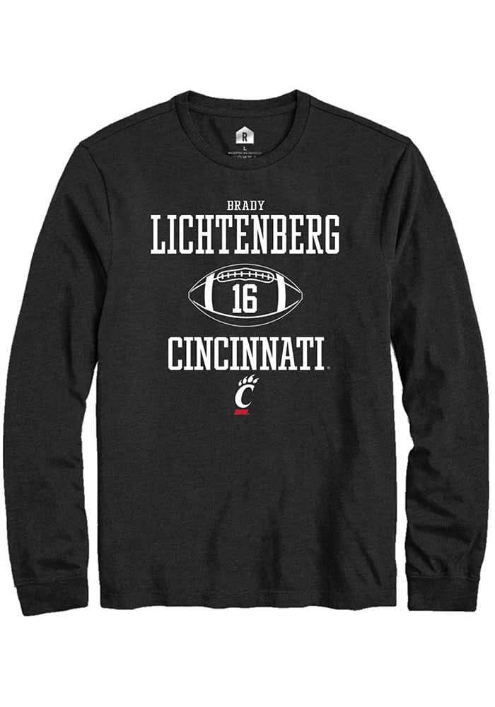 Brady Lichtenberg Cincinnati Bearcats Rally NIL Sport Icon Long Sleeve T Shirt