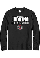 Quinshon Judkins Ohio State Buckeyes Rally NIL Stacked Box Long Sleeve T Shirt