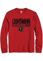 Brady Lichtenberg Cincinnati Bearcats Rally NIL Stacked Box Long Sleeve T Shirt