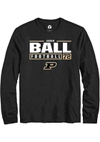 Brady Young  Cincinnati Bearcats Graphite Rally NIL Sport Icon Long Sleeve T Shirt