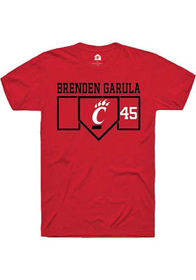 Brenden Garula Cincinnati Bearcats Rally NIL Playing Field Short Sleeve T Shirt