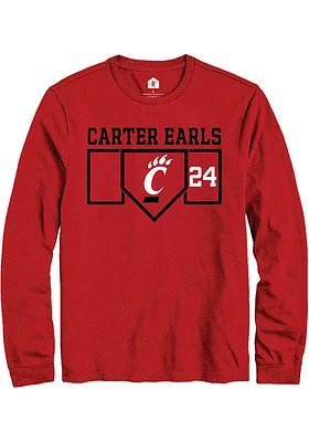 Carter Earls Cincinnati Bearcats Rally NIL Playing Field Long Sleeve T Shirt