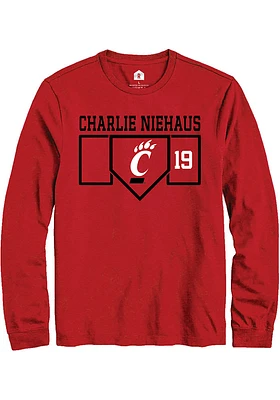 Charlie Niehaus Cincinnati Bearcats Rally NIL Playing Field Long Sleeve T Shirt