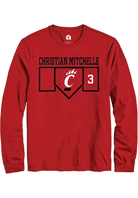 Christian Mitchelle Cincinnati Bearcats Rally NIL Playing Field Long Sleeve T Shirt