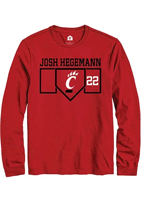 Josh Hegemann Cincinnati Bearcats Rally NIL Playing Field Long Sleeve T Shirt