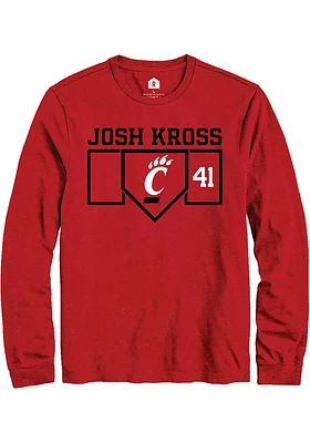 Josh Kross Cincinnati Bearcats Rally NIL Playing Field Long Sleeve T Shirt