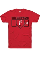 Kyle Schupmann Cincinnati Bearcats Rally NIL Playing Field Short Sleeve T Shirt