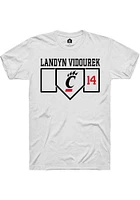 Landyn Vidourek Cincinnati Bearcats Rally NIL Playing Field Short Sleeve T Shirt