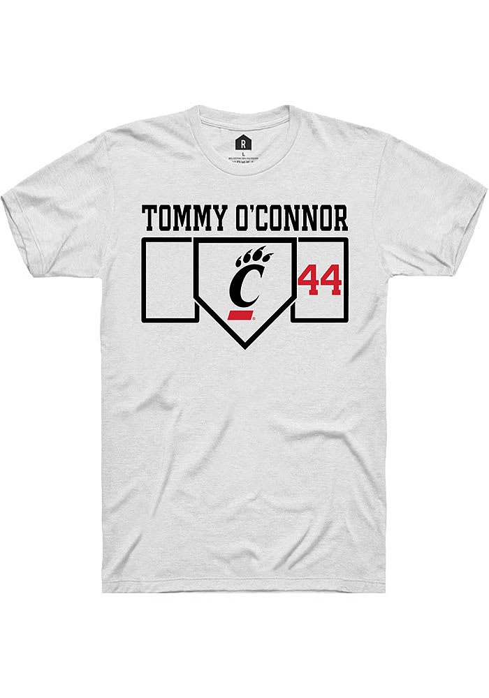 Tommy O'Connor Cincinnati Bearcats Rally NIL Playing Field Short Sleeve T Shirt