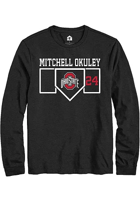 Mitchell Okuley Ohio State Buckeyes Rally NIL Playing Field Long Sleeve T Shirt