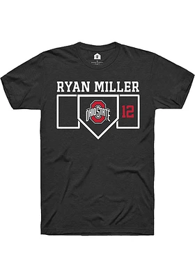 Ryan Miller Ohio State Buckeyes Rally NIL Playing Field Short Sleeve T Shirt