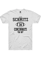 Caleb Schmitz Cincinnati Bearcats Rally NIL Sport Icon Short Sleeve T Shirt