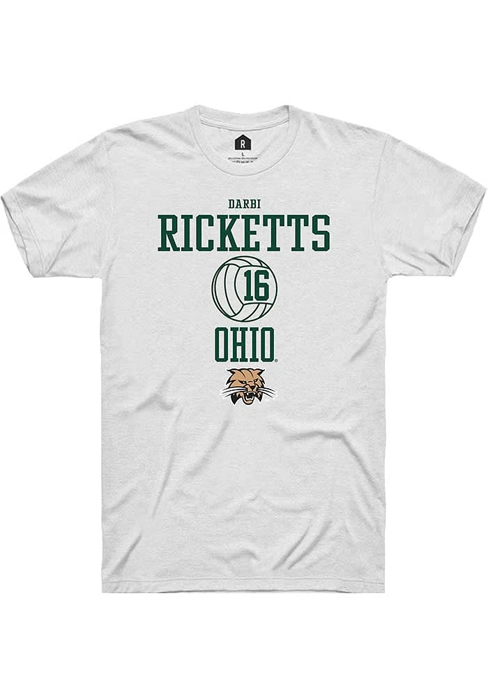 Darbi Ricketts Ohio Bobcats Rally NIL Sport Icon Short Sleeve T Shirt