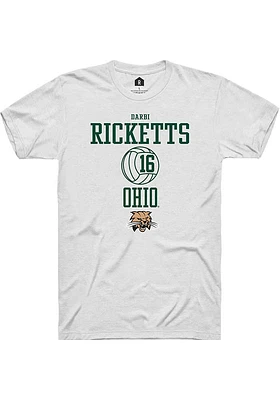 Darbi Ricketts Ohio Bobcats Rally NIL Sport Icon Short Sleeve T Shirt