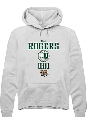 Leah Rogers Rally Ohio Bobcats Mens NIL Sport Icon Long Sleeve Hoodie