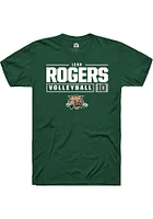 Leah Rogers Ohio Bobcats Rally NIL Stacked Box Short Sleeve T Shirt