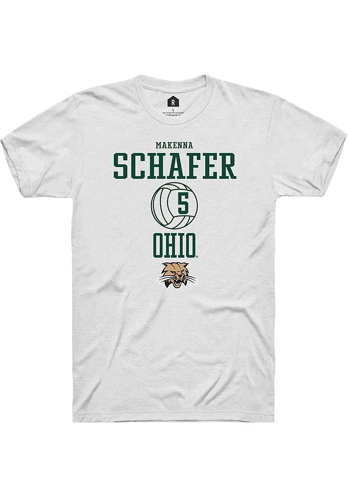 Makenna Schafer Ohio Bobcats Rally NIL Sport Icon Short Sleeve T Shirt