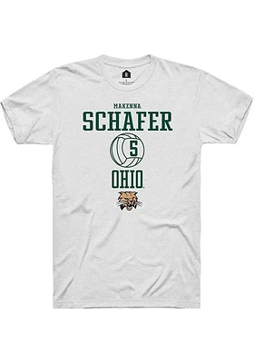 Makenna Schafer Ohio Bobcats Rally NIL Sport Icon Short Sleeve T Shirt