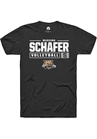 Makenna Schafer Ohio Bobcats Rally NIL Stacked Box Short Sleeve T Shirt