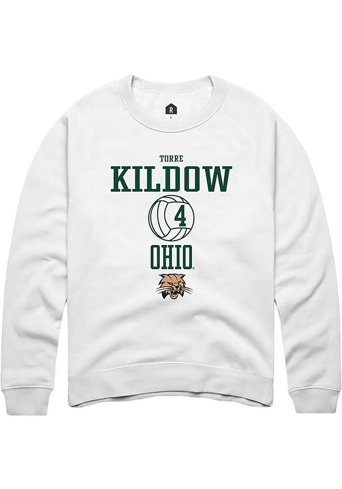 Torre Kildow Rally Ohio Bobcats Mens NIL Sport Icon Long Sleeve Crew Sweatshirt