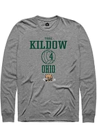 Torre Kildow  Ohio Bobcats Graphite Rally NIL Sport Icon Long Sleeve T Shirt