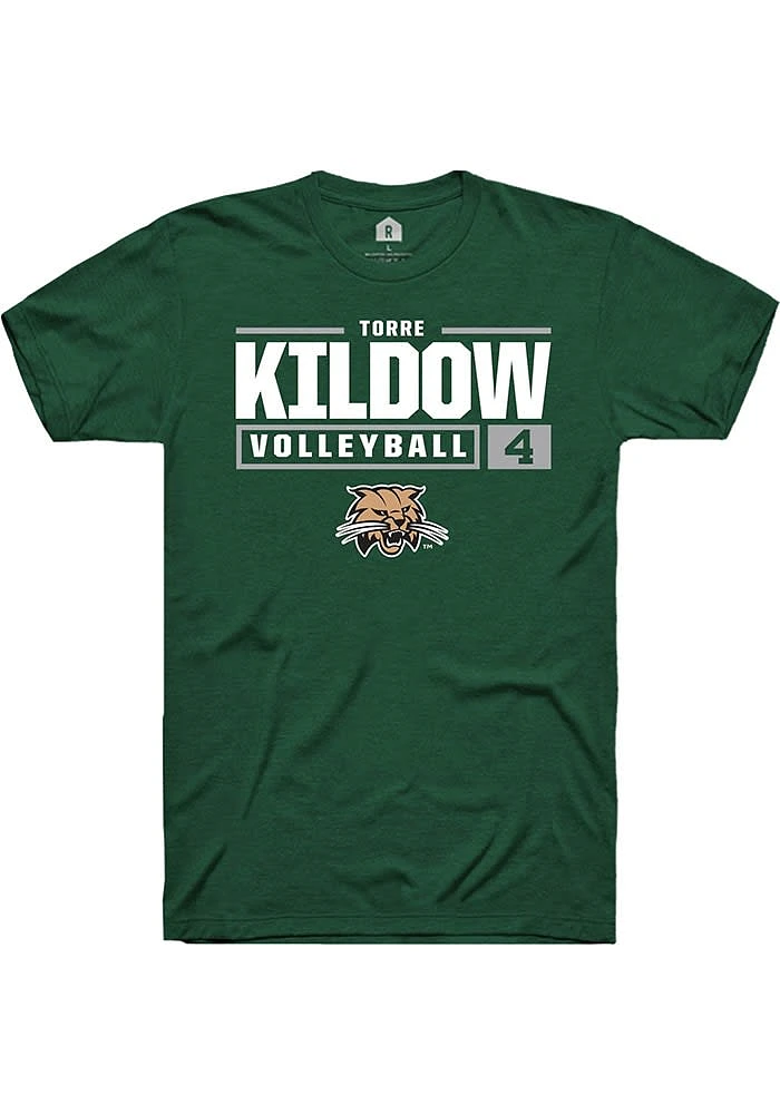 Torre Kildow Ohio Bobcats Rally NIL Stacked Box Short Sleeve T Shirt