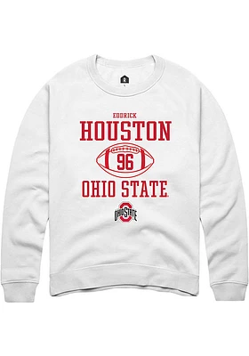 Eddrick Houston Rally Ohio State Buckeyes Mens NIL Sport Icon Long Sleeve Crew Sweatshirt