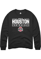 Eddrick Houston Rally Ohio State Buckeyes Mens NIL Stacked Box Long Sleeve Crew Sweatshir