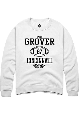 Gavin Grover Rally Cincinnati Bearcats Mens NIL Sport Icon Long Sleeve Crew Sweatshirt