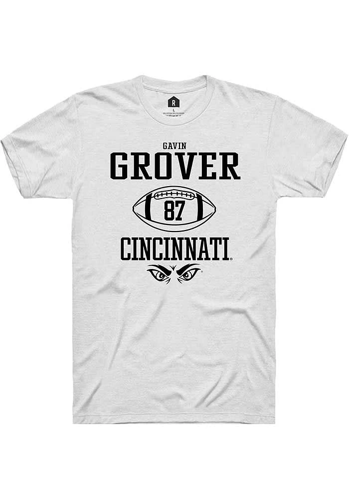 Gavin Grover Cincinnati Bearcats Rally NIL Sport Icon Short Sleeve T Shirt