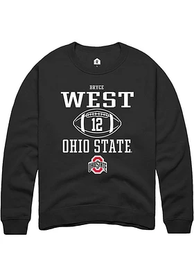 Bryce West Rally Ohio State Buckeyes Mens NIL Sport Icon Long Sleeve Crew Sweatshirt