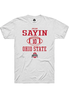 Julian Sayin Ohio State Buckeyes Rally NIL Sport Icon Short Sleeve T Shirt