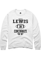 Cincear Lewis Rally Cincinnati Bearcats Mens NIL Sport Icon Long Sleeve Crew Sweatshirt