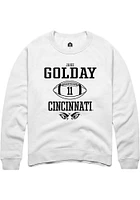 Jake Golday Rally Cincinnati Bearcats Mens NIL Sport Icon Long Sleeve Crew Sweatshirt