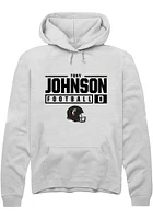 Tony Johnson Rally Cincinnati Bearcats Mens NIL Stacked Box Long Sleeve Hoodie