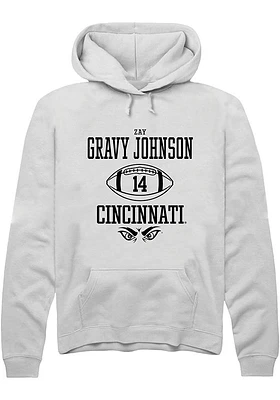 Zay Gravy Johnson Rally Cincinnati Bearcats Mens NIL Sport Icon Long Sleeve Hoodie