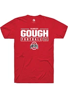 Glorien Gough Ohio State Buckeyes Rally NIL Stacked Box Short Sleeve T Shirt