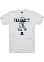 Catherine Flaharty  Xavier Musketeers White Rally NIL Sport Icon Short Sleeve T Shirt