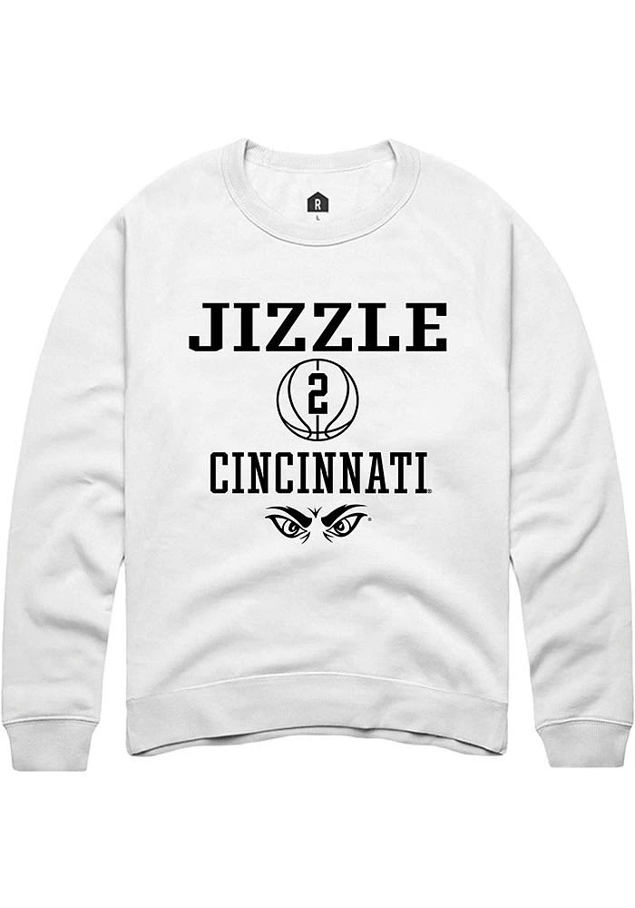 Jizzle James Rally Cincinnati Bearcats Mens NIL Sport Icon Basketball Long Sleeve Crew Sw