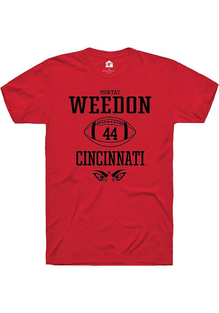 Montay Weedon Cincinnati Bearcats Rally NIL Sport Icon Short Sleeve T Shirt