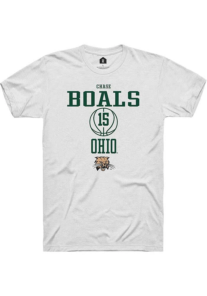 Chase Boals Ohio Bobcats Rally NIL Sport Icon Short Sleeve T Shirt