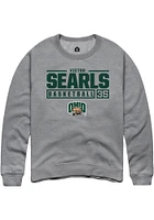 Victor Searls  Rally Ohio Bobcats Mens Graphite NIL Stacked Box Long Sleeve Crew Sweatshirt