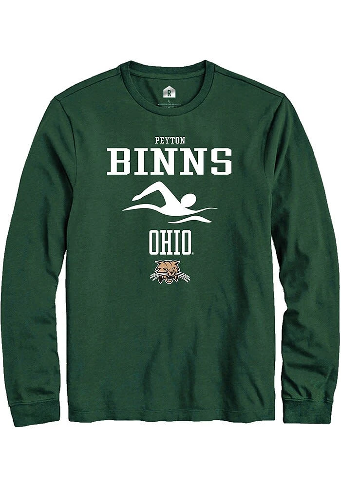 Peyton Binns Ohio Bobcats Rally NIL Sport Icon Long Sleeve T Shirt