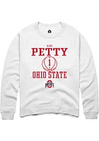 Ajae Petty Rally Ohio State Buckeyes Mens NIL Sport Icon Long Sleeve Crew Sweatshirt